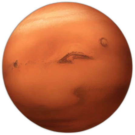 mars planet emoji