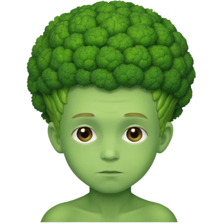 green boy with broccoli hair emoji