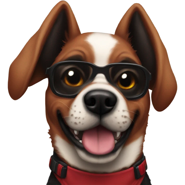 Deadpool dog emoji