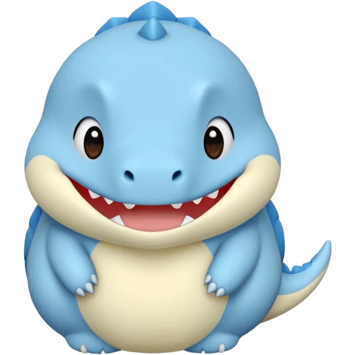 baby blue dinosaur cartoon squishmallow emoji
