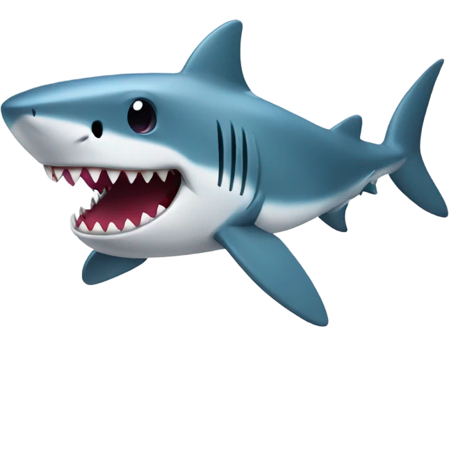 Shark wearing beanie emoji