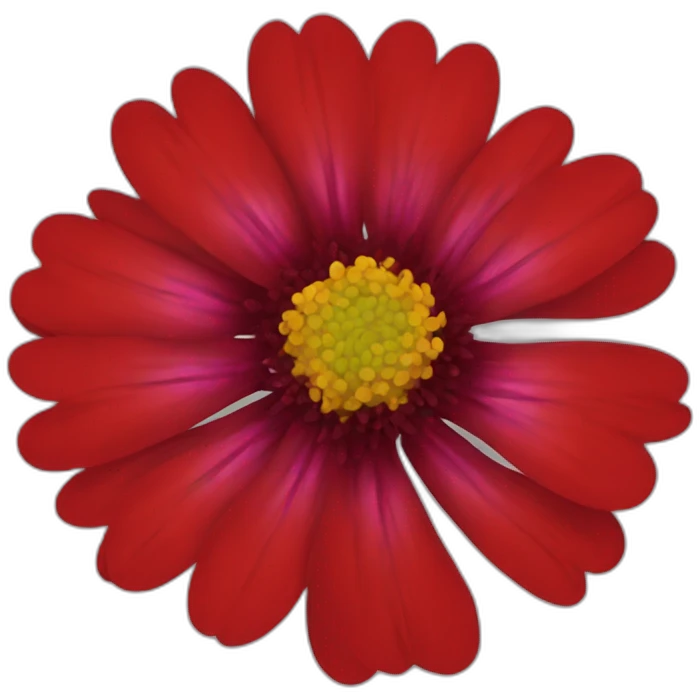 Red coliflower emoji