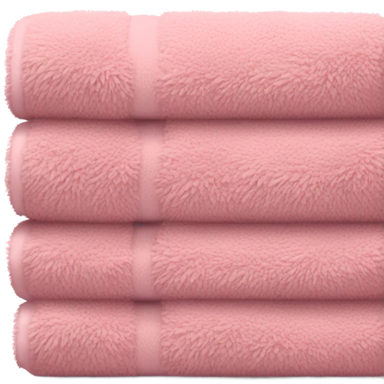 Pink towel emoji