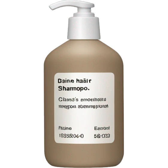 hair shampoo bottle beige Davine’s emoji