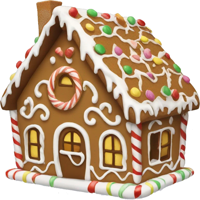 gingerbread house  emoji