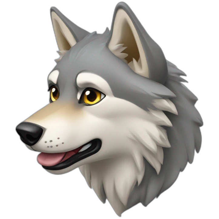Sept loups un très grand un grand deux petits et les autres moyens emoji