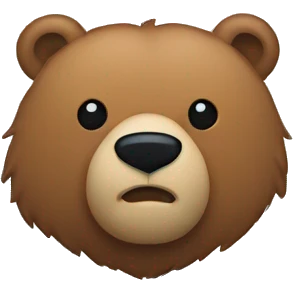 macbook with a bear icon on the screen emoji