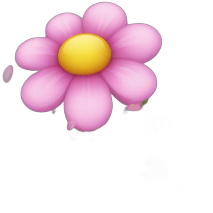 raining flowers emoji