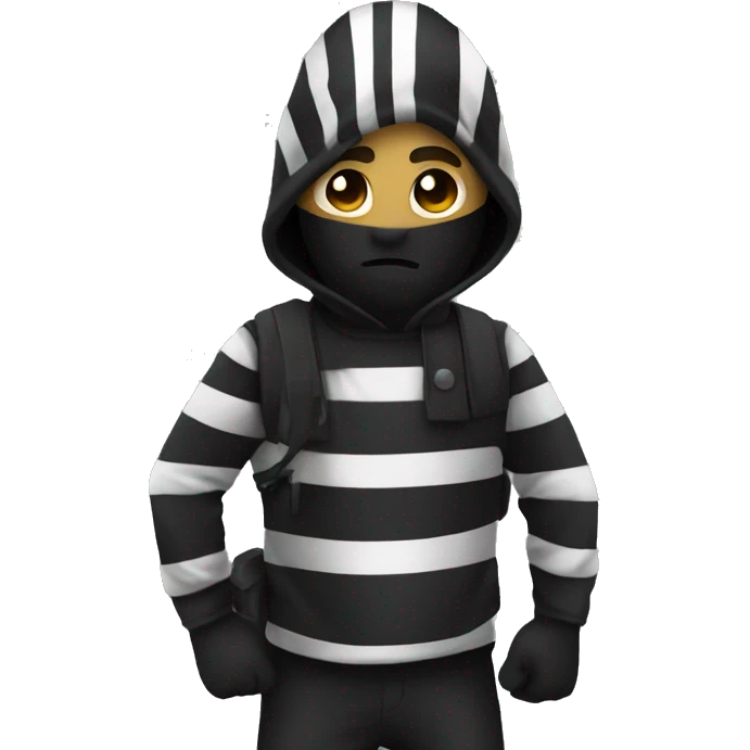 Robber stripes emoji emoji
