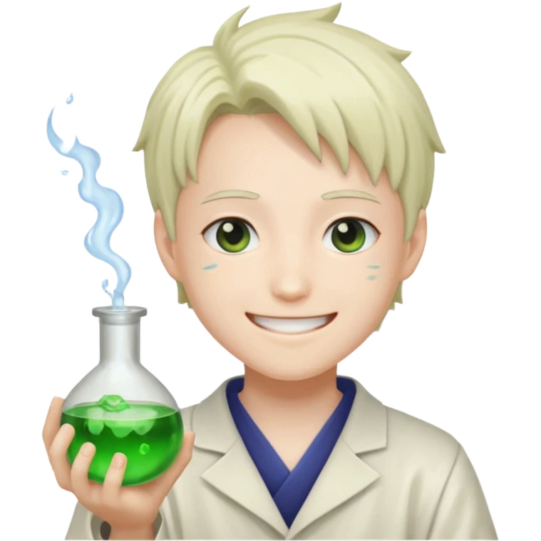 Senku ishigami with potion emoji