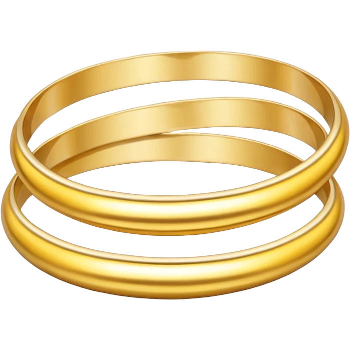 create a golden bangles emoji  the most attractive any one or all of them ill choose it should be fully golden emoji