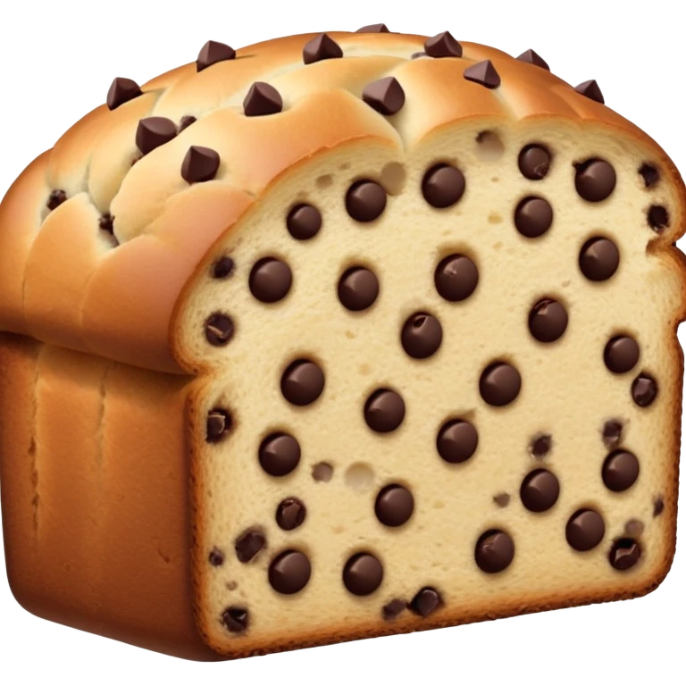 Chocolate chip bread emoji