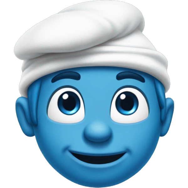 Smurf emoji
