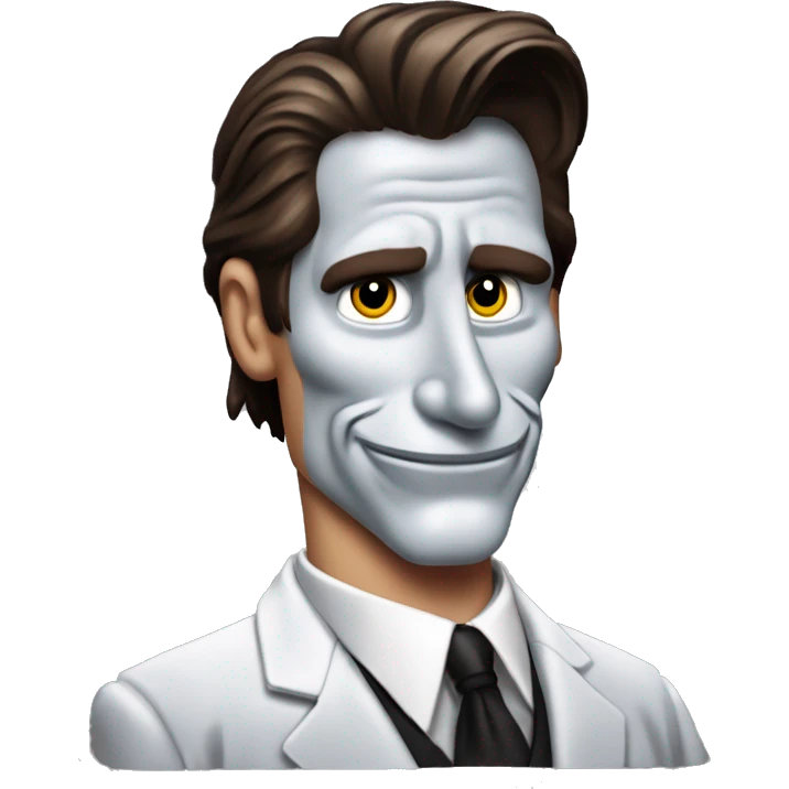 Patrick Bateman Christian bale Donald Duck cartoon emoji