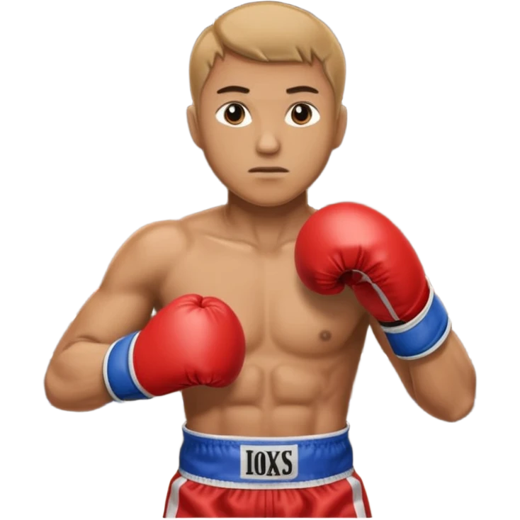 guy workout boxing  emoji