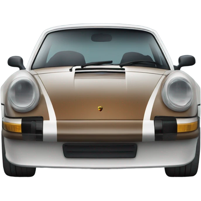Porsche 911 with glassware  emoji