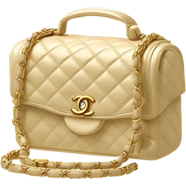 Chanel vanity bag emoji