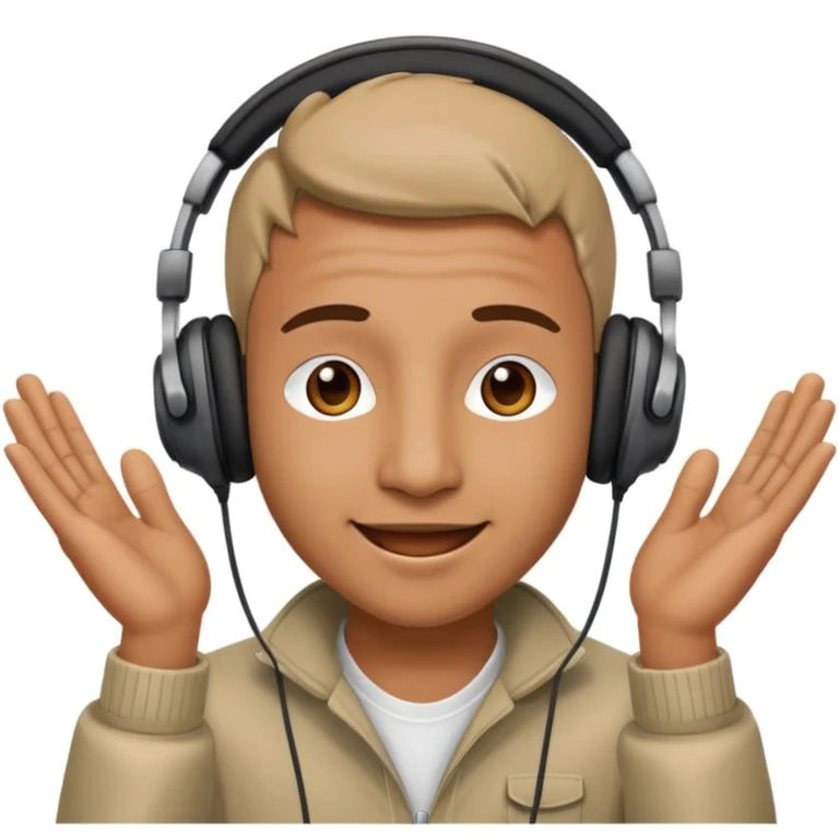 enthusiastic music producer  emoji
