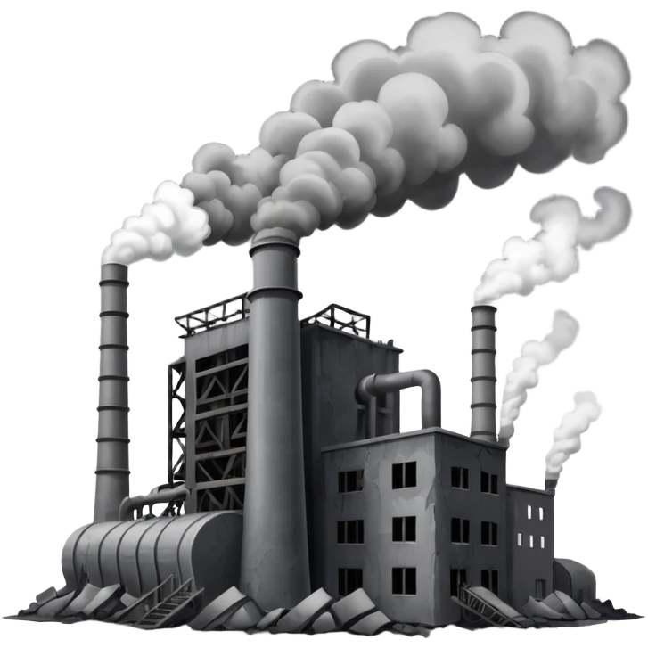 The destroyed power plant emoji