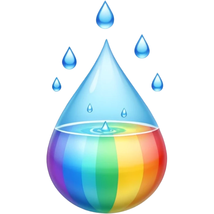 rainbow water emoji