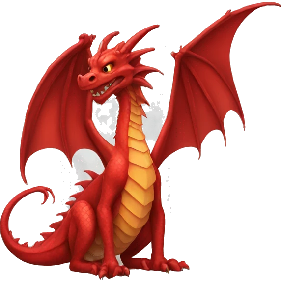 Red dragon emoji