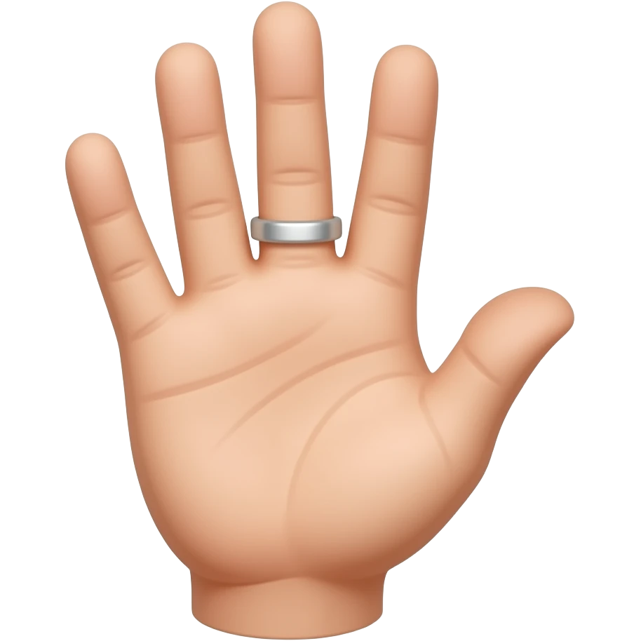 Missing ring finger emoji