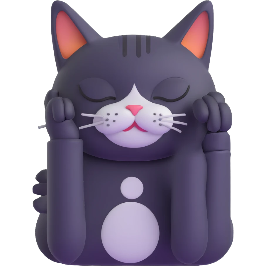 sleepy cat emoji