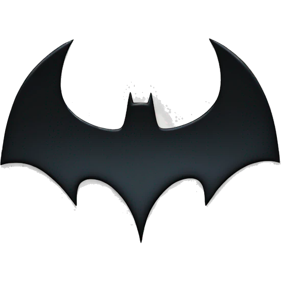 Batman logo emoji