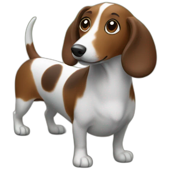 sausage-dog-side emoji