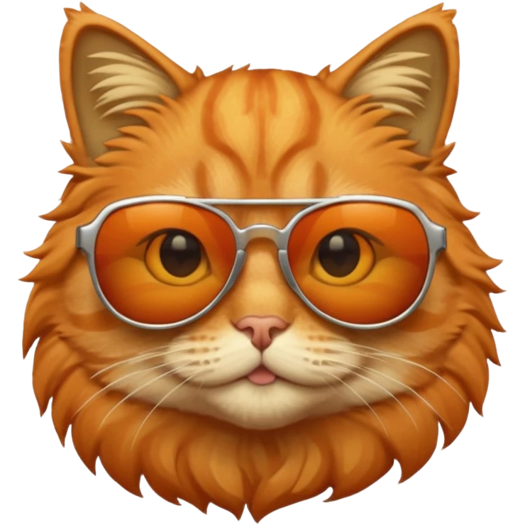 Cat wearing sunglasses emoji