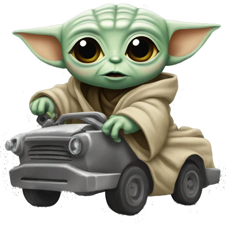 baby yoda car reparing emoji
