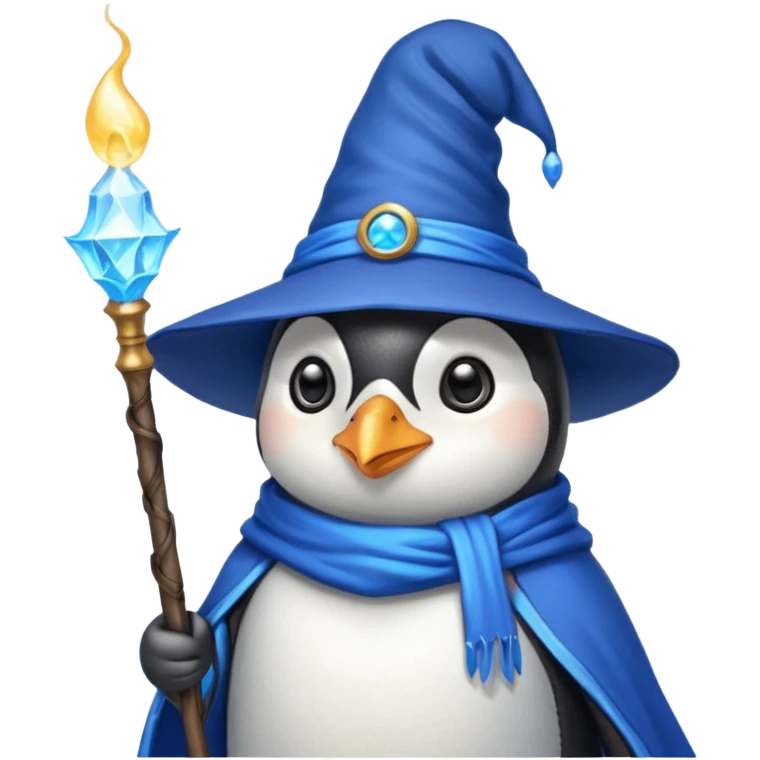 Penguin Wizard emoji