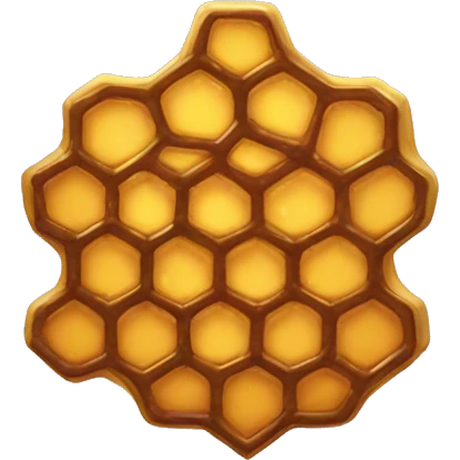 Aesthetic honey comb emoji