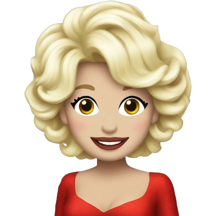 Dolly Parton Christmas  emoji