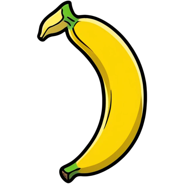 peeled banana with yellow flesh exposed emoji