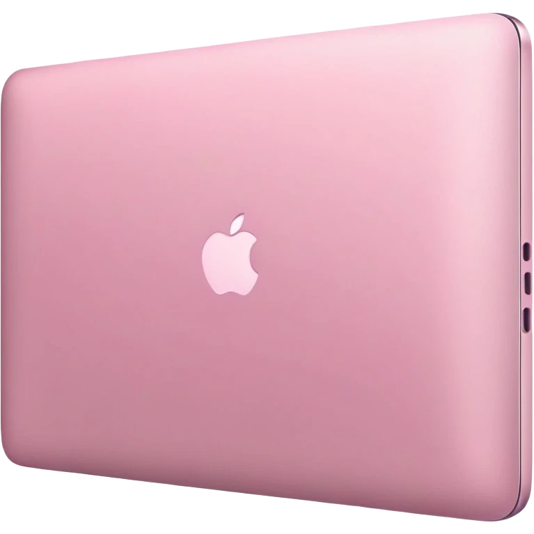 pink MacBook laptop emoji