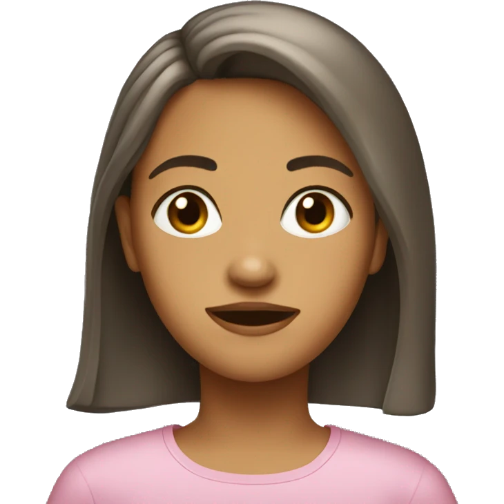 Tete de fille  emoji