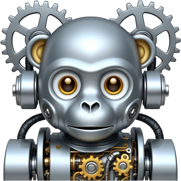robot monkey emoji