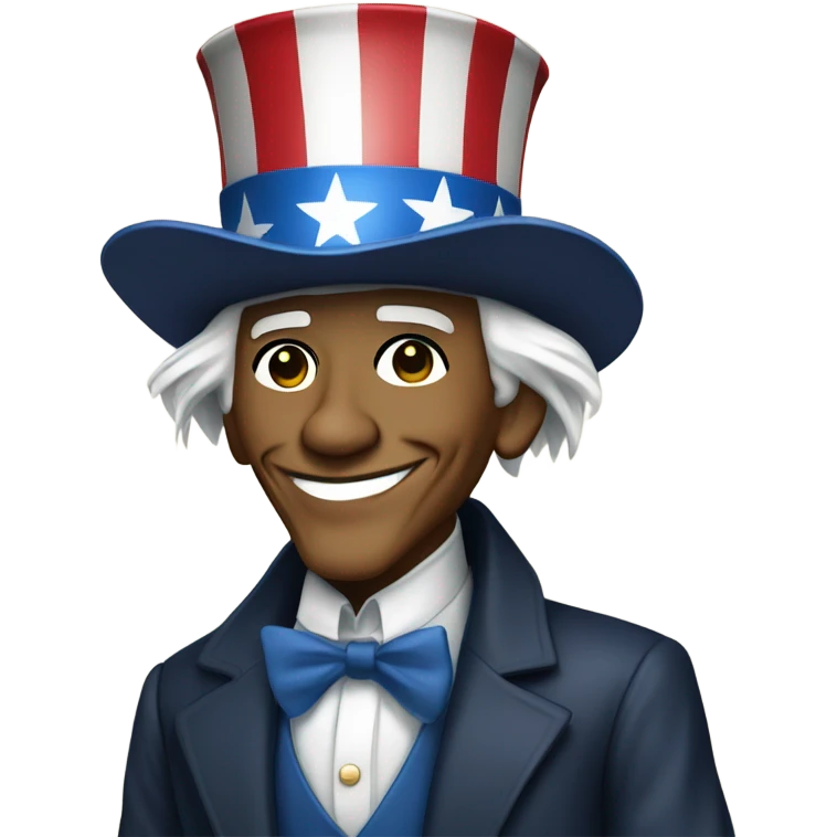 Barack Obama dressed as Uncle Sam  emoji