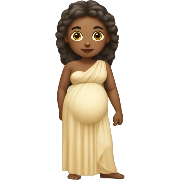 ancient greek woman pregnant emoji