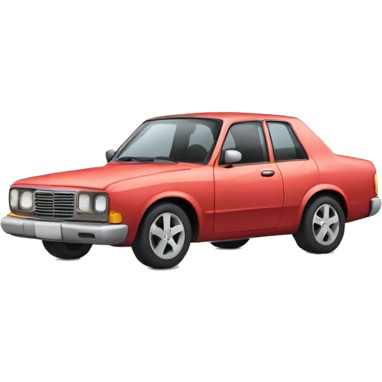 sad car emoji