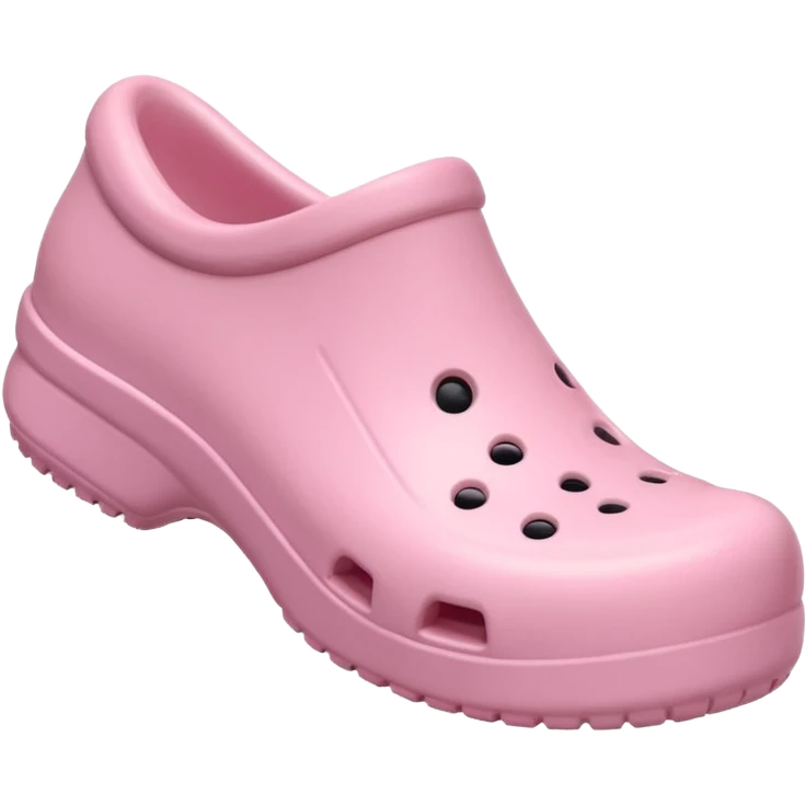 crocks fun edition in pastel pink color emoji