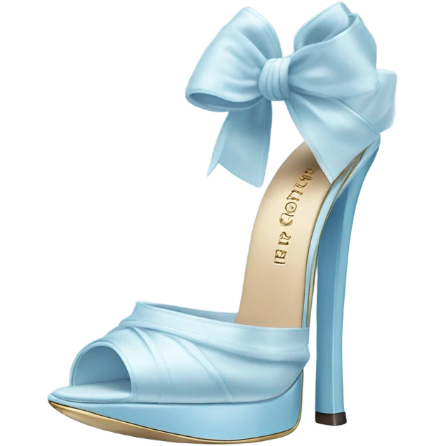 Light blue carolina Herrera shoe perfume  emoji
