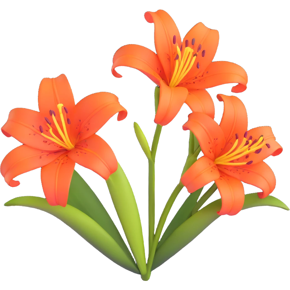 lily flower emoji