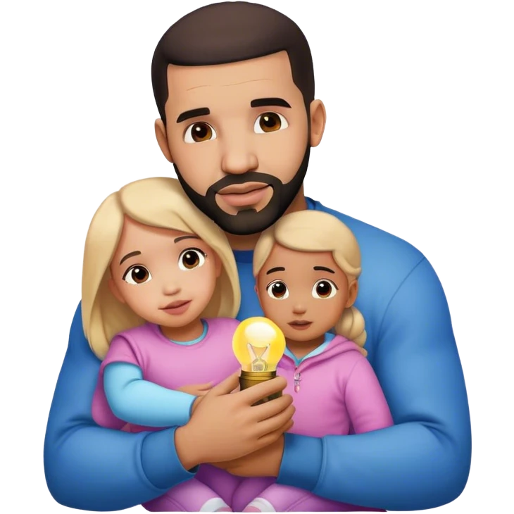 Drake holding little girl hostage  emoji