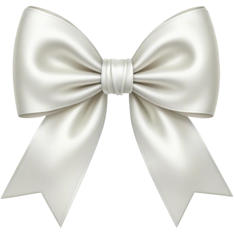 white bow emoji