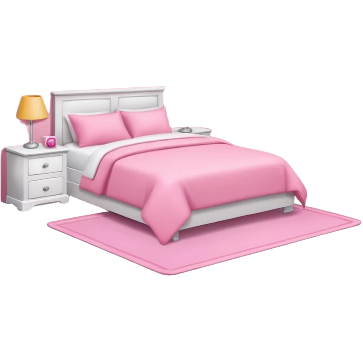 Pink bedroom emoji