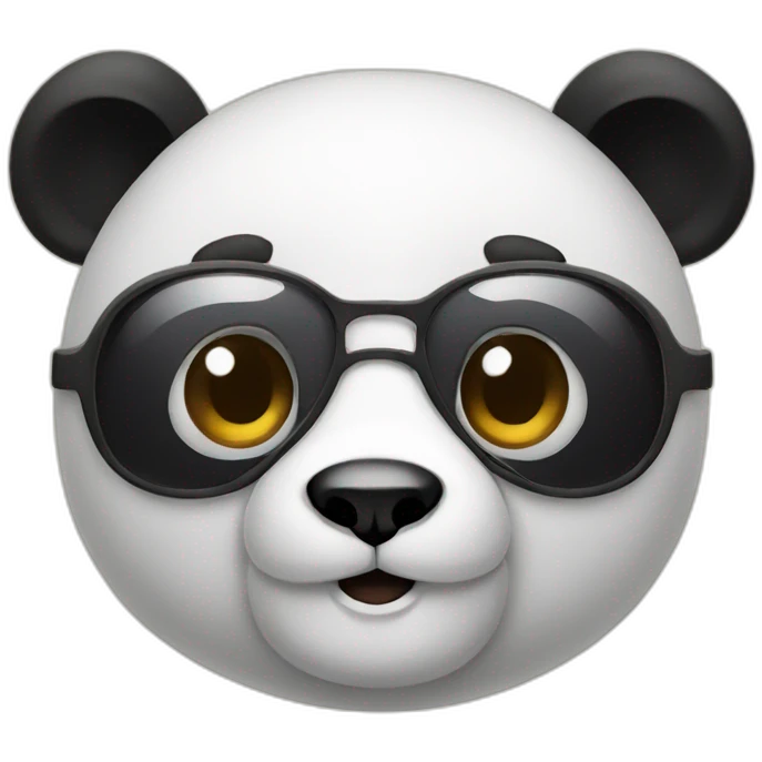 a time traveling panda emoji