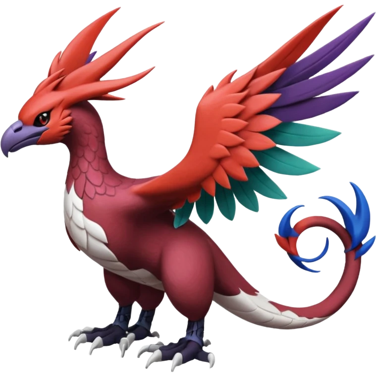 Yveltal-Noivern-Lugia-Fakémon-hybrid-creature (full body)  emoji