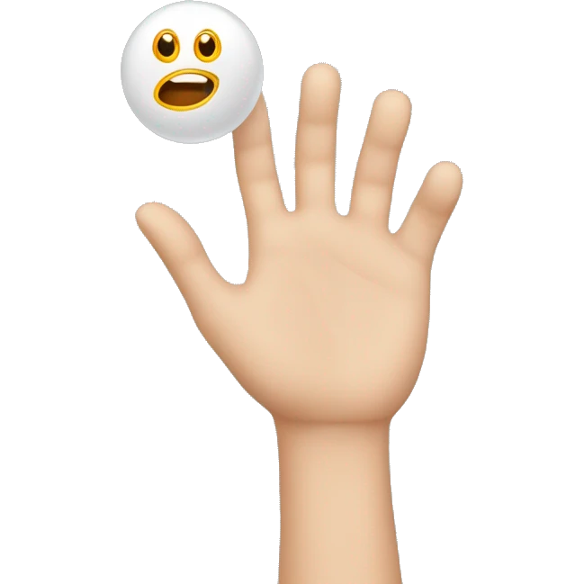 hand eye coordination emoji
